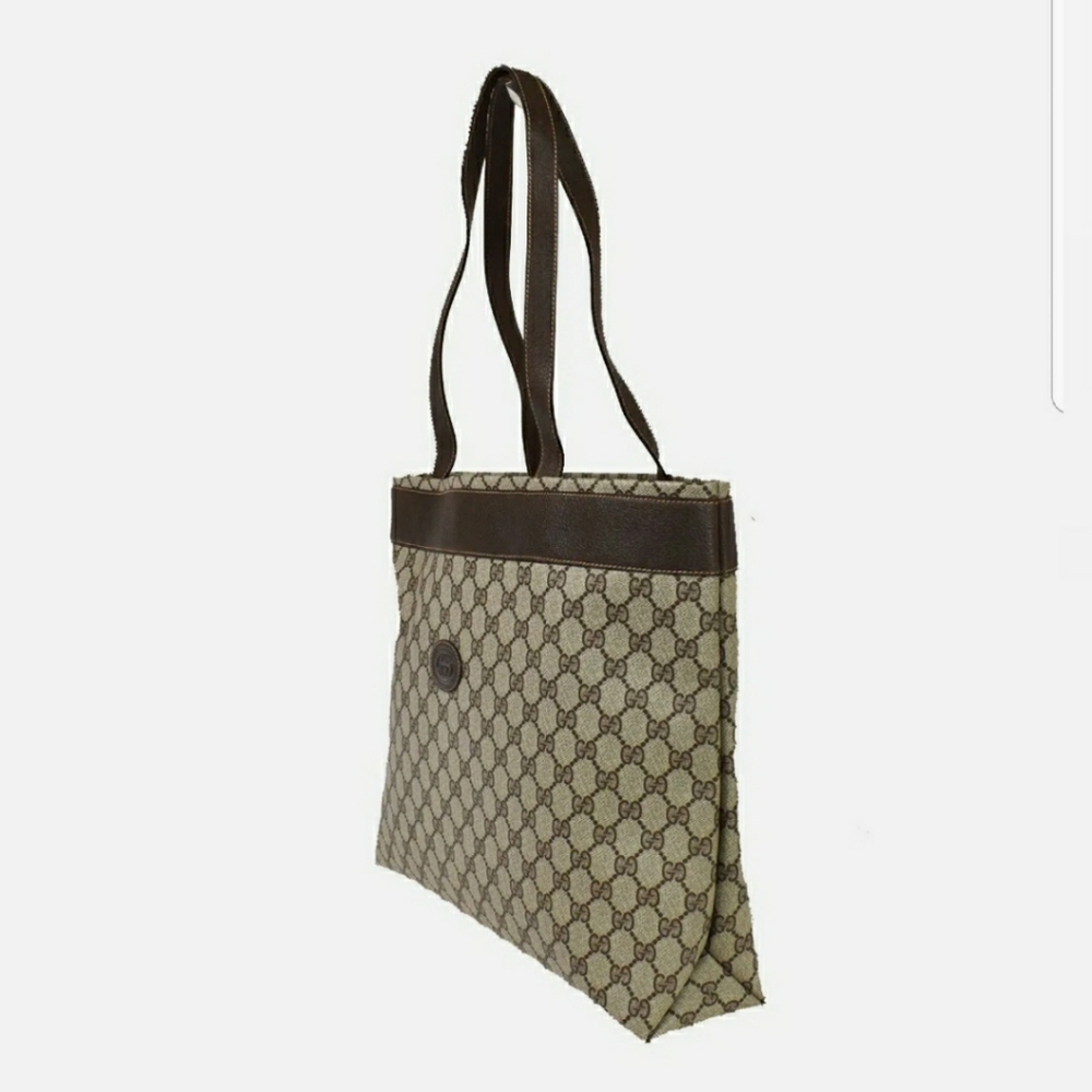 Gucci Interlocking Gg Pattern Shoulder Tote Bag - image 2